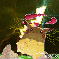 Gigantamax Pikachu анимированный гифка