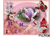 fleurs 2 - GIF animé gratuit