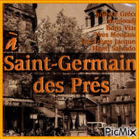 SAINT-GERMAIN DES PRES ( PARIS) - GIF animado gratis