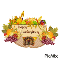 Thanksgiving animovaný GIF