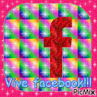 Vive facebook - GIF animado gratis