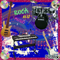 MUSIC - ROCK GIF animé