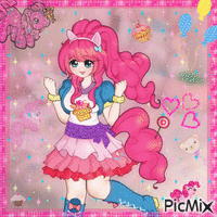Bishoujo Pinkie pie <3 动画 GIF