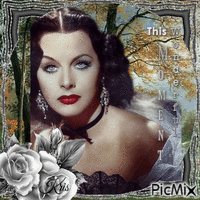 Hedy Lamarr - Gratis animeret GIF