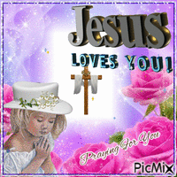 Jesus Loves You - Gratis geanimeerde GIF