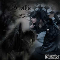 gothic GIF animasi