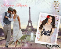 I love Paris - GIF animasi gratis