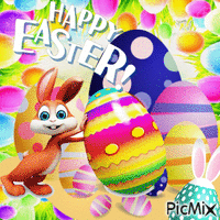 Happy Easter! - GIF animasi gratis