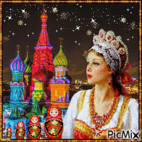 poupées Russes - GIF animado grátis