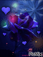 Rosa linda - GIF animé gratuit