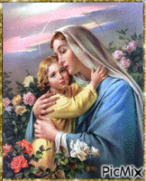 Блажена Дева Мария Богородица - GIF animé gratuit