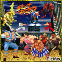 Street Fighter - Besplatni animirani GIF