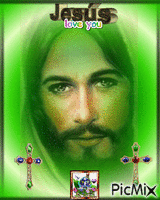 Jesus love you - Darmowy animowany GIF