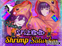 happy shrimp saturday! - Free animated GIF