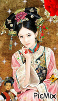 Belle femme traditionnelle Japon