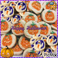 halloween cookies - Δωρεάν κινούμενο GIF