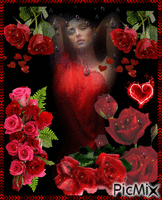 Lady Rose. GIF animasi