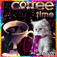 Coffee time анимированный гифка