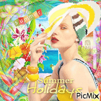 Summer woman fashion holidays - Ingyenes animált GIF