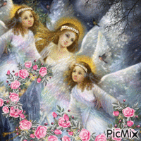 Angels. Animated GIF