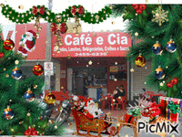Café & Cia Natal - GIF animé gratuit