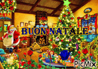 buon Natale - Bezmaksas animēts GIF