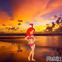 Pebbles at the beach animeret GIF