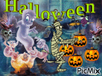 Happy halloween animovaný GIF