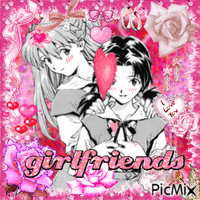 asuhika girlfriends - Gratis animeret GIF