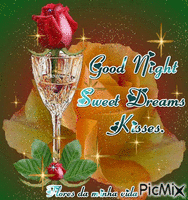 Good Night Sweet Dreams Kisses. - Free animated GIF