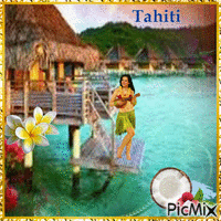 Tahiti GIF animé