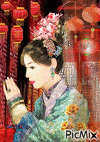 Oriental Girl - GIF animasi gratis