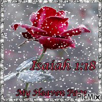 Isaiah 1:18 - GIF animado gratis