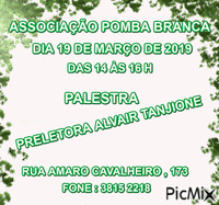 POMBA19 DE MARÇO 19 - Бесплатный анимированный гифка