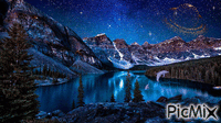 Звездная ночь - GIF animasi gratis