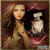 a touch of women's perfume....
