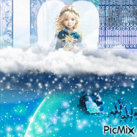 Christmas angel - 免费动画 GIF