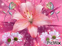 les fleurs - GIF animé gratuit