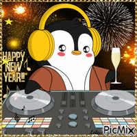 Happy New Year 76 动画 GIF