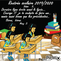 Rentrée 2019/2020  (3ème/5) - Бесплатный анимированный гифка