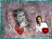 Brad Pitt - Bezmaksas animēts GIF