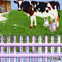Cow - Nemokamas animacinis gif