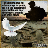 Peace Soldier - Besplatni animirani GIF