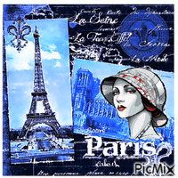 Париж. animált GIF