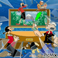 Popeye animēts GIF