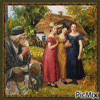 Der Bauer und seine ledigen Töchter ... animowany gif