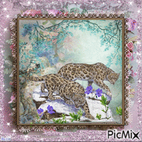 Leopardos geanimeerde GIF