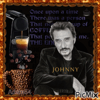 Johnny offers you coffee