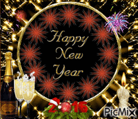 Happy New Year - Besplatni animirani GIF