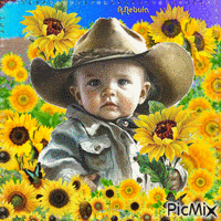 Baby cowboy-contest - Gratis animerad GIF